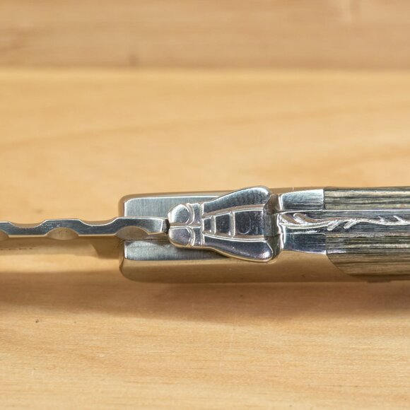 Laguiole by Trudeau Steak Knife Set / 7-Piece / Pakka Wood Handles - Picture 4 of 11